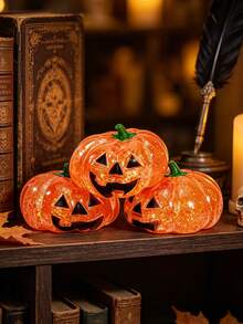 Maltose Squeeze Ghost Pumpkin Squishy Toy, Halloween Mysterious Theme Stress Relief Squeeze Finger Toy, Complete Holiday Party Gift Set, Soft Handheld Decompression Ornament, Suitable For Adults - Multicolor - View 7