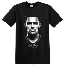 Men T-Shirts - 黑色 - 查看 1