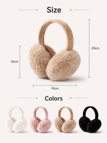 Winter Warm Earmuffs- Foldable, Plush Texture, Warm And Comfortable; Unisex With A Minimalist Design; Features A Soft, Insulating Lining; Suitable For Cold Outdoor Weather In Winter. - Multicolor - View 10