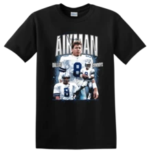 Men T-Shirts - 黑色 - 查看 4