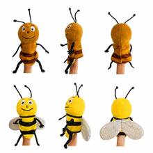 1pc Insect Series Finger Puppet Plush Doll, Cute Dragonfly, Butterfly, Ant, Bee Finger Puppets, Parent-Child Interactive Educational Doll - Multicolor - View 4