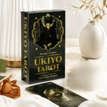 Japanese Style Ukiyo-E Themed Tarot Cards, Ukiyo-E Character Art Style, Home Leisure Gathering Interactive Tabletop Game Cards, Niche Collectible Gift - View 1
