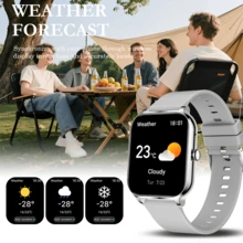 NcmRyu [Wireless, Smartwatch]1.83-Inch Smartwatch, Supports Wireless (Calls And Dialing), Multiple Sports Modes, Incoming Call Alerts And Rejection, Easy Message Reading, Compatible With Android 5.0+ / IOS 10.0, An Ideal Gift Choice For Various Holidays - View 8