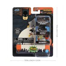 Simba Warner Bros JadaToys Batman The Dark Knight Batmobile – Mini Diecast Alloy Car Model, Collectible Vehicle For Display - Multicolor - View 8