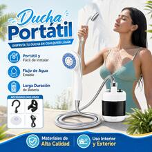 Adjustable USB Rechargeable Portable Shower For Camping And Pets - White - View 2