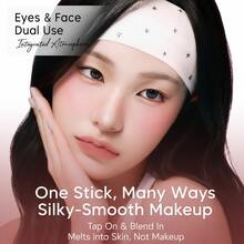 FOMIX Stik Perona Pipi 3-in-1 dengan Kuas Blending Silikon, Stik Perona Pipi Krim, Kontur & Eyeshadow, Warna Lembut yang Dapat Diatur, Hasil Akhir Alami yang Halus, Mudah Dibaurkan, Makeup Wajah Serbaguna Portabel - 02# - View 7