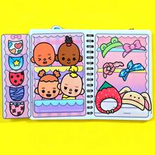 Cute Cat Tote Bag Themed Quiet Book DIY Handmade Craft Kit, Kitten Home Care Role Play Game, Children's Pet Enlightenment Educational Toy, Birthday Gift - Multicolor - View 13
