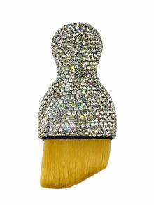 1pc Car Interior Dusting Brush, Glitter Rhinestone Handle Soft Bristle Cleaning Brush, Suitable For Car, Computer Keyboard Dusting - Car Interior Cleaning Brush - View 8
