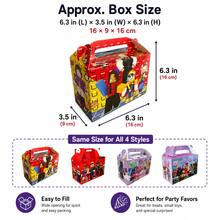 Roblox 12入 12.4x6.4x8.45cm 紙製禮物盒，4款卡通便攜手提盒，適合兒童、女孩、男孩，生日派對、婚禮、聖誕節、糖果零食、派對小禮物、房間裝飾、居家裝飾 - Roblo 男孩 組合套裝 紙盒 - 查看 5