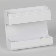 2/1pc Wall-Mounted Remote Control Storage Box, Phone Charging Stand, Closed Storage Rack, No-Drill Remote Control Socket Organizer, Remote Control Holder, Phone Stand, Suitable For Bedroom, Bathroom, Living Room, Kitchen, Office (1/2pcs) Optional - Multicolor - View 14