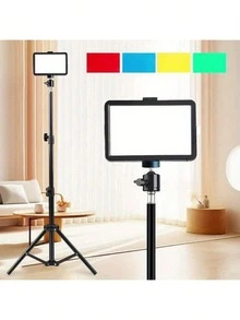 6-Inch Selfie Ring Light Stand Kit, Suitable For Live Streaming And Video, Great Gift For Birthday/Valentine's Day/Easter, For Him/Her - Black - View 3
