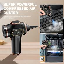 SOKANY Portable Car Vacuum Cleaner, 2-In-1 Blower And Suction, 45,000 Rpm Powerful Suction, Type-C Fast Charging (1500mAh*2), With Multiple Accessories, Suitable For Various Scenarios, Essential Tool For Daily Cleaning - Cordless - View 5