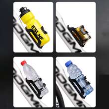 Dudukan Botol Minum Sepeda PC, Rak Botol Minum Sepeda Gunung, Sepeda Balap, Sepeda Lipat, Braket Botol Minum Universal - Hitam - View 5