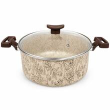Caçarola Antiaderente Floral Coisas & Trecos 20, 22 ou 24 cm Tampa de Vidro - Visão 2