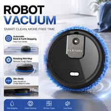 Smart Home Robot Vacuum Mop, Wet & Dry Dual-Use Slouchy Floor Cleaning Sweeping Machine, Cross-Border - Multicolor - View 16