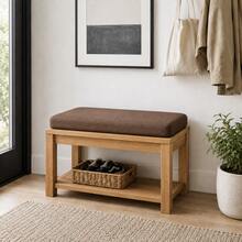 Heavy-Duty Indoor/Outdoor Bench Pad – Sophisticated Design For High-Traffic Seating Areas - Mocha Brown - View 2