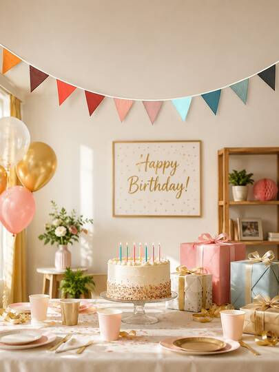 Multi-Color Triangle Bunting Banner, Soft Pleated Fabric Triangle Garland, Baby Room Triangle Garland, Fabric Game Room Wall Decor, Reusable Triangle Bunting String, Suitable For Weddings, Bachelor Parties, Birthdays, Indoor And Outdoor Holiday Home Decor