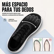 Men Wide Fit Sneakers - Black - View 6
