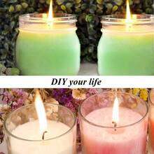 100 Piece Set Of Candle Wick, Smoke-Free Candle Wick With Stickers And Wick Locator, Candle Making Accessories, Suitable For Candle Making, DIY Candle Craft, And Handmade Candle Materials, With Multiple Sizes To Choose From - A - View 8