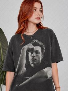 Women T-Shirts - 黑色 - 查看 2