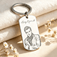 Sketch Portrait Keychain