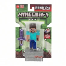 Mattel Official Minecraft Redstone Figure With Movable Joints And Redstone Circuit Mechanism, Building Block Compatible Model, Birthday Gift Toy Set For Boys 7-14 Years Old - Multicolor - View 6