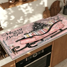 1pc Dish Drying Mat, Coffee Machine Mat, Christmas Themed Tabletop Protector, Absorbent Quick-Dry Easy To Clean, Exquisite Gift Box With Christmas Tree Pattern Decoration, Suitable For Side Table, Coffee Table And More, Easily Create Warm Christmas Holiday Dining Atmosphere, Home Gift, Tabletop Decor - XYLSD-917 - View 15