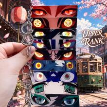 2026 Style 1pc 2D Anime Eye Art Transparent Card Strip, Japanese Character Eye Collection Card, Aesthetic Photo Prop & Desk Decor, Back To School Gift, Halloween Gift, Anime Fan Birthday Gift - Multicolor - View 4