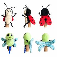 1pc Insect Series Finger Puppet Plush Doll, Cute Dragonfly, Butterfly, Ant, Bee Finger Puppets, Parent-Child Interactive Educational Doll - Multicolor - View 6