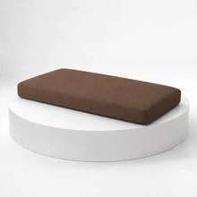 Heavy-Duty Indoor/Outdoor Bench Pad – Sophisticated Design For High-Traffic Seating Areas - Mocha Brown - View 4