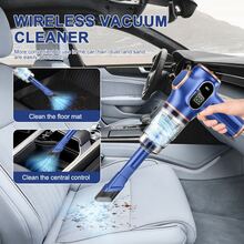 SOKANY Portable Car Vacuum Cleaner, 2-In-1 Blower And Suction, 45,000 Rpm Powerful Suction, Type-C Fast Charging (1500mAh*2), With Multiple Accessories, Suitable For Various Scenarios, Essential Tool For Daily Cleaning - Cordless - View 4