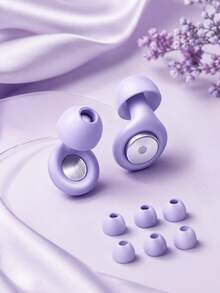 Reusable Noise-Canceling Earplugs, Sleep Earplugs, Silicone Earplugs With Storage Case And Multiple Earbud Tips, Noise Isolation, Suitable For Sleep, Study, Work, Back To School And Daily Essentials - Multi-color - View 3
