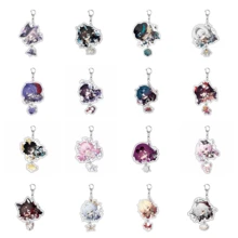 ‌Honkai Star Rail‌ Official Authentic Game Character Acrylic Keychain Pendant, Double-Layer High-Quality Acrylic, Cute Pattern Design, Suitable For Fans As Decoration Or Gift, Kafka, March 7th, Dan Heng - Multicolor - View 1