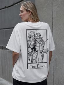 Women T-Shirts - 白色 - 查看 2