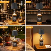 LED 智慧插電瓶燈升級版 - 高級百褶設計、USB 充電、3 色調光模式、觸控燈頭、多功能小型桌燈、創意家居裝飾照明、氛圍調節，適用於房間、酒吧、餐廳、派對及各種場合，理想的節日禮物 - 3 種顏色 - 查看 4