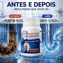 O poderoso agente de desobstrução de tubos e pó de desobstrução específico de esgoto remove efetivamente odores e bloqueia - Em pó - Visão 6