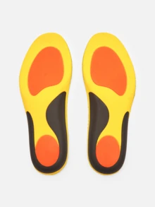 Balabala Kids Antibacterial Latex Insoles - Trimmable Soft Breathable Shoe Inserts For Toddlers - Orange - View 2