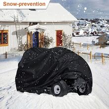 Riding Lawn Mower Cover – Heavy Duty Oxford, Fits Decks Up To 54", UV & Tear Resistant, Outdoor Tractor Storage For Garden & Yard - A - View 2