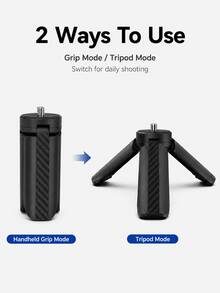 Tripod Mini Lipat 1/4 Inci, Kompatibel dengan Kamera Saku, Kamera Aksi, Klip Ponsel, dan Lampu Pengisi Mini, Basis Genggam Desktop Portabel, Cocok untuk Pemotretan Vlog, Perekaman Perjalanan, Panggilan Video, dan Siaran Langsung - View 6