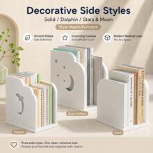 1pc Desktop Bookshelf Organizer, Multi-Functional Books, Stationery And Document Storage Rack, Minimalist Desktop Bookshelf, Suitable For Student Study Room, Office And Home - A - View 6