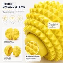 1PC,Spiky Massage Ball Fidget Toy, PLA Fingertip Stress Relief Sensory Toy, Textured Hand Massage & Press Toy, Portable Relaxation Desk Toy, 2 Color Options - Multicolor - View 4