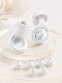 Reusable Noise-Canceling Earplugs, Sleep Earplugs, Silicone Earplugs With Storage Case And Multiple Earbud Tips, Noise Isolation, Suitable For Sleep, Study, Work, Back To School And Daily Essentials - Multi-color - View 6