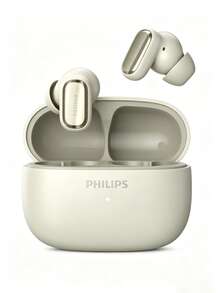 PHILIPS Earbud Bluetooth Nirkabel Sejati Semi-In-Ear Mini untuk Olahraga Lari, Musik, Panggilan, Peredam Kebisingan, Bass Dalam, Gaming, Kompatibel dengan Huawei dan Apple TAT2569 - View 8