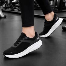 Men Wide Fit Sneakers - Black - View 2