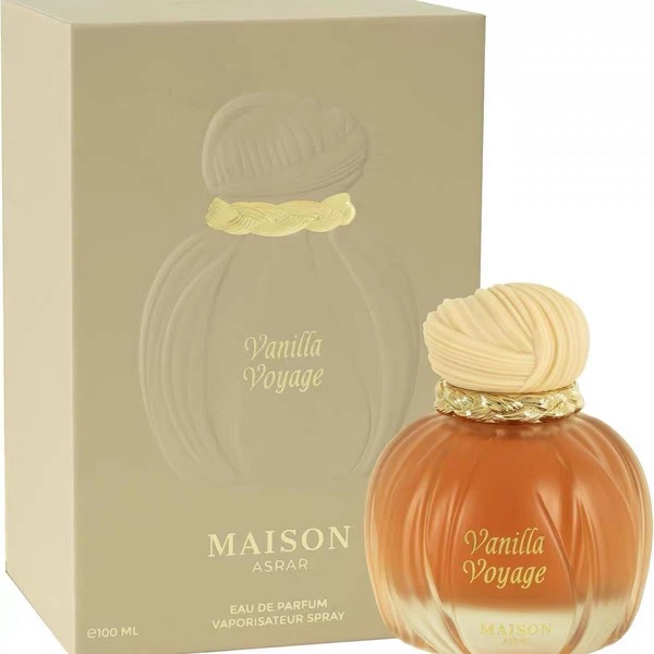 Vanilla Voyage MAISON ASRAR 3.4oz100ml Neutral Perfume Spray, Musk, Caramel, Honey Amber Vanilla, Lasting Sweet, Exudes Its Unique Charm , Gift Choice