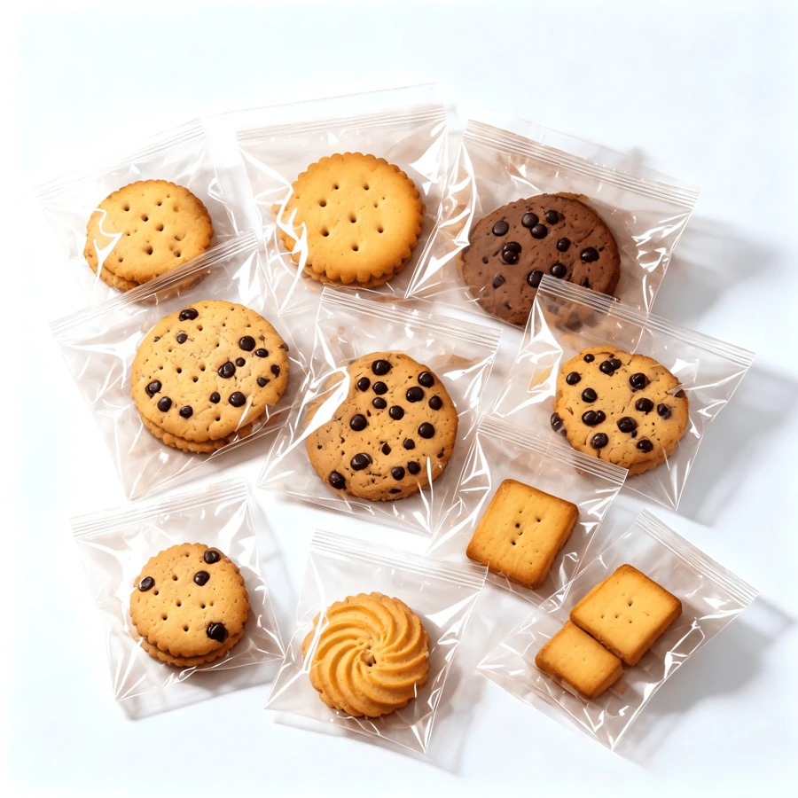 Transparent Self-Adhesive Baking Packaging Bags, Multiple Sizes OPP Dessert Bags, Suitable For Cookies, Pastries And Handmade Snacks, National Day Gift Giving Event, Saudi Arabia National Day