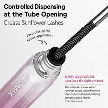 FOMIX Steel Tube Mascara, Waterproof Long Lasting Lengthening & Curling Mascara With Threaded Groove Brush, Quick Dry Smudge Resistant Formula, Defined Separated Lashes, Lightweight Eye Makeup-Black - View 5