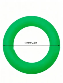 15/30pcs Glowing Tent Stake Rings, Rubber Camping Stake With Glowing Ring Functional Tent Accessories, Easy To Install And High Visibility, Rubber Material, Outdoor Camping Essentials, Night Camping Tent Stake Safety Marker Rings, Camping Accessories - Mint Blue - View 9