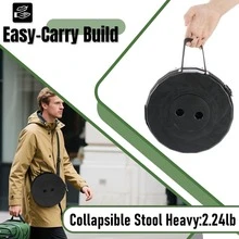 Outdoor Telescopic Folding Stool, Camping Stool, Portable Fishing Stool - Colorful - View 6