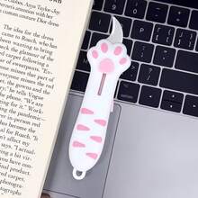 Cute Cat Paw Retractable Practical Mini Portable Cartoon Paper Cutter, Perfect For Opening Packages, Cutting Letters, DIY Crafts - This Kawaii Style Paper Knife Comes With A Lanyard Hole, Suitable For Office, Home And School Use, Halloween Gift, Christmas Gift, Great Gift For Family And Friends. - A - View 15